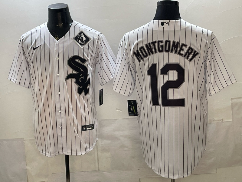 2026 Men Nike Chicago White Sox #12 Montgomery white MLB Jersey005